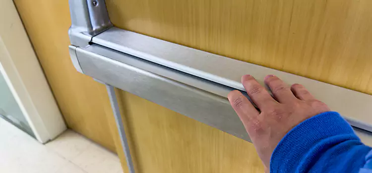 Installing a Push Bar on a Door Cape Girardeau